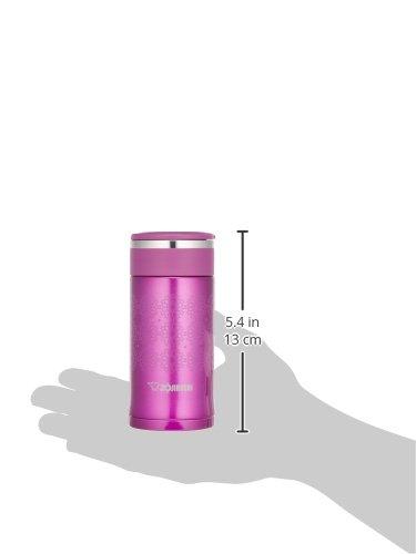 Zojirushi (ZOJIRUSHI) Stainless Steel Water Bottle, 0.2L, Amethyst, Small Capacity, with Disassembly Cap, SM-EC20-VC