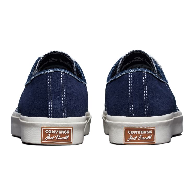 Converse Jack Purcell Low Námornícka Modrá Praná Džínsovina Unisex Tenisky Modrá Biela 171938C