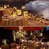 2 Pack Solar Fairy Lights 300LED Solar String Lights Outdoor Waterproof 8 Modes Copper Wire Twinkle Light