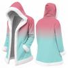 Men's Casual Gradient Print Jacket for Fall and Winter Outdoor and Everyday Wear