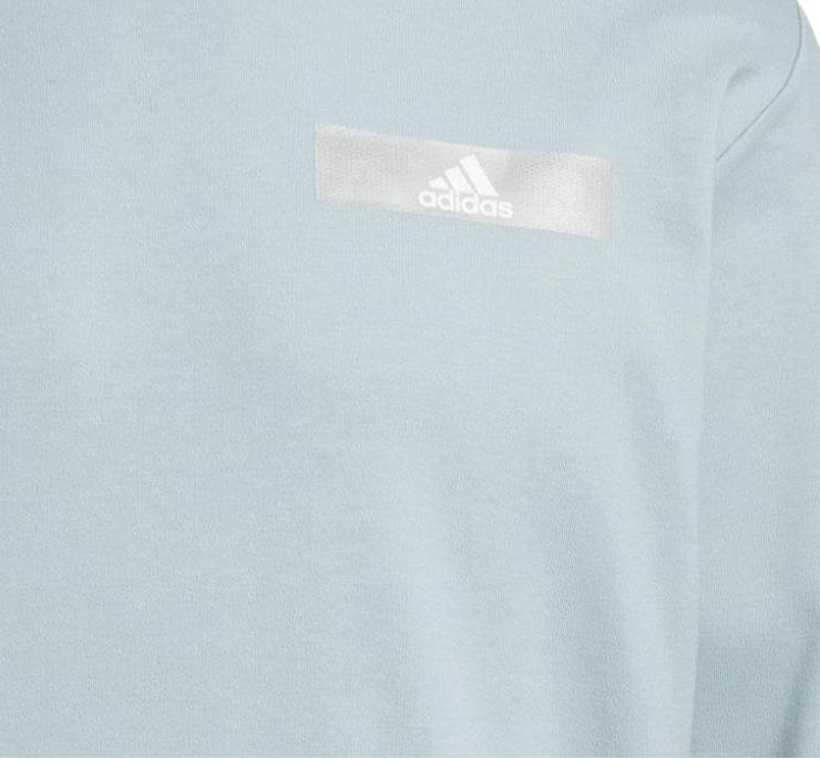 adidas Sweatshirts Men's Blue Crew Neck Moderate Regular HY5849