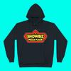 Showbiz Pizza Place Icon Mann#039;s Schwarz Größe S3XL Unisex T-Shirt