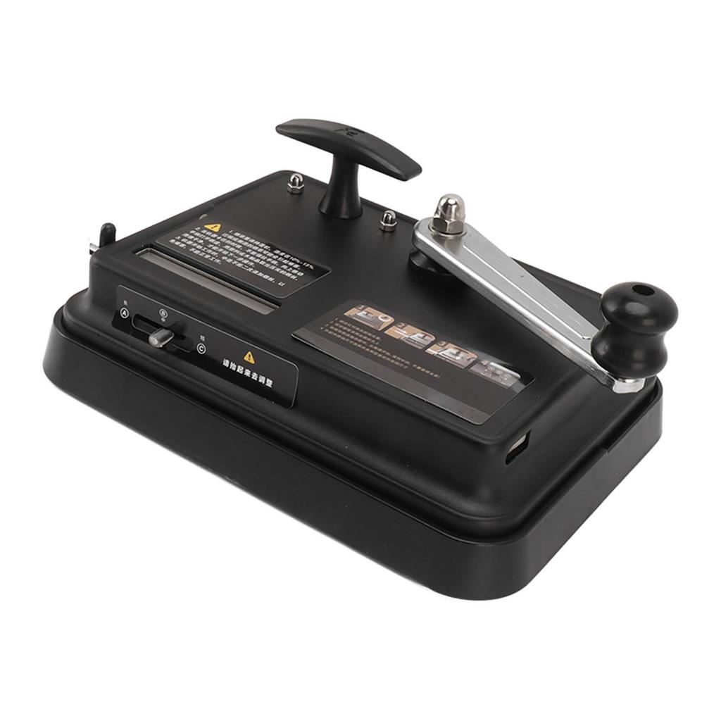 Manual  Rolling Machine Straight Push Stainless Steel S Roller Maker Black