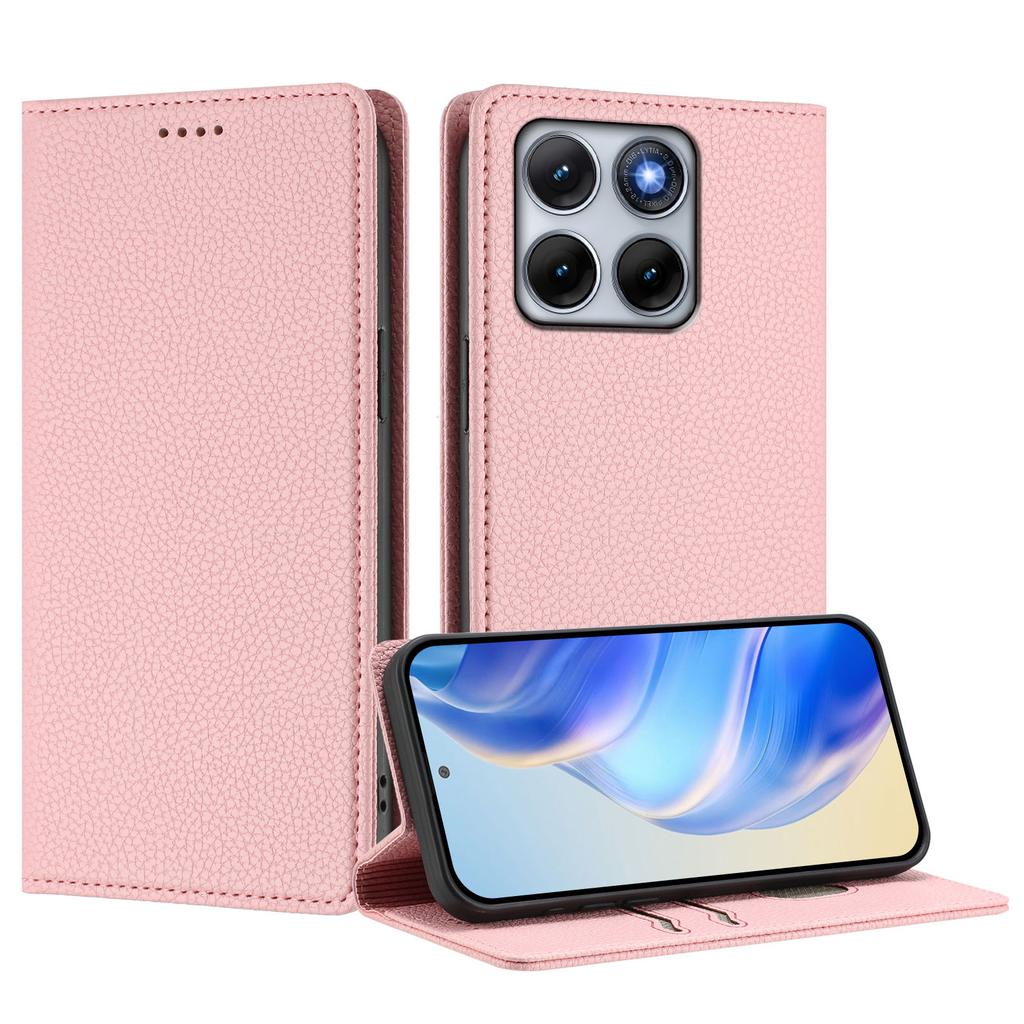 Wallet Case for Edge 70 Fusion+ 5G - Leather/PU, Pink