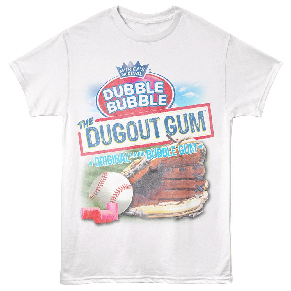 Конфеты Tootsie Roll Double Bubble Жевательная резинка The Dugout Оригинальный вкус Мужская футболка XL