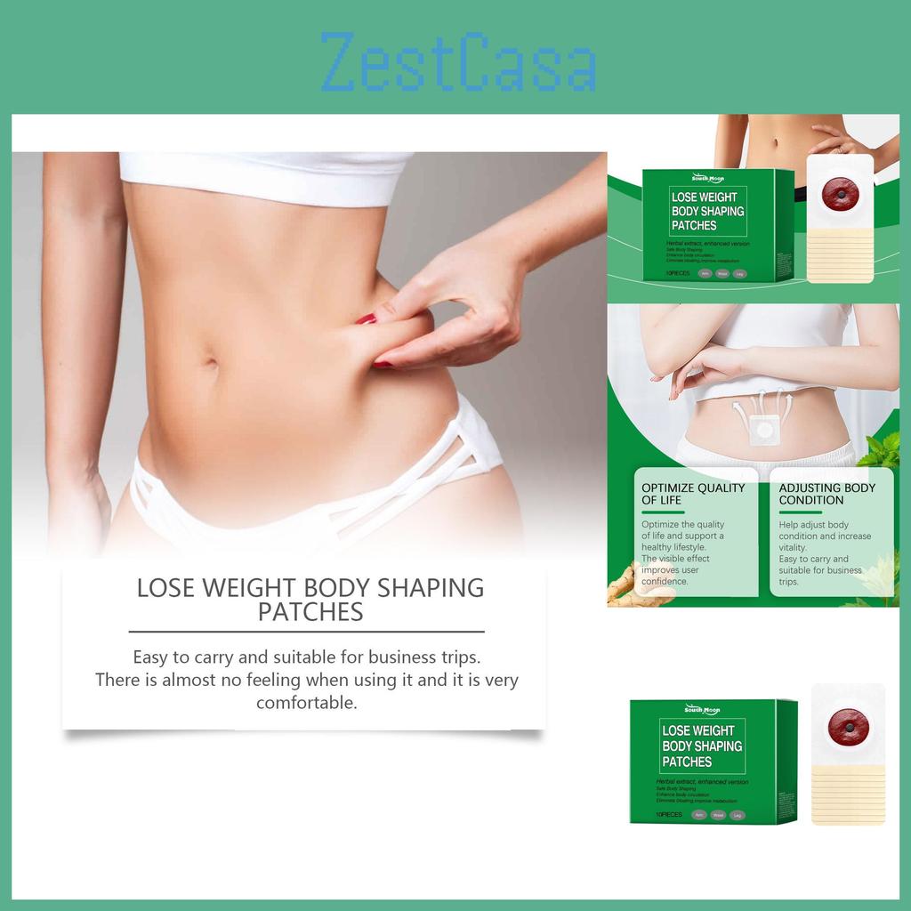 South Moon Slimming Body Patches Convenient Daily Use Tightening Skin Navel Patch Pack Of 10