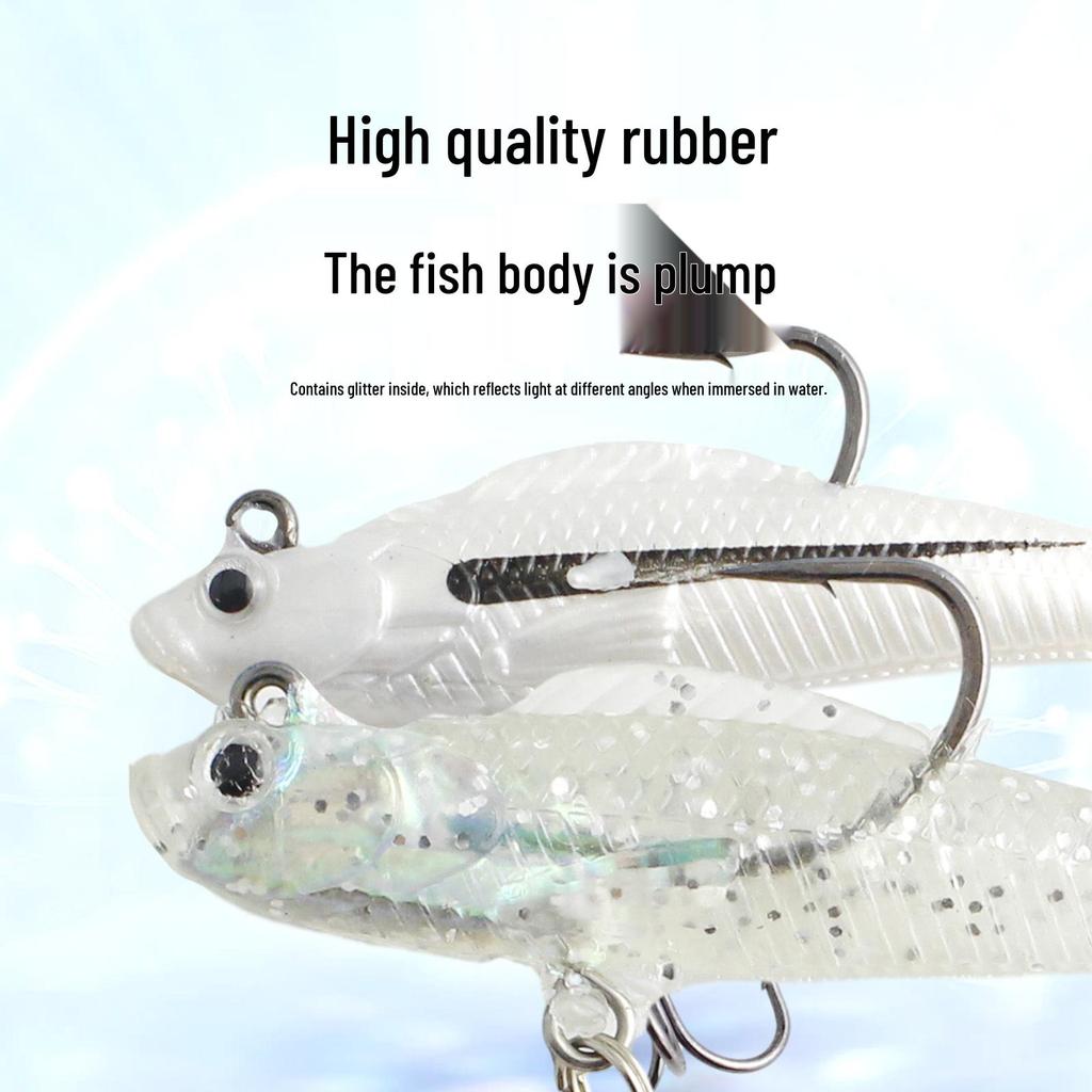 Dingliang Curled Tail Soft Bionic Fishing Lure for Freshwater & Saltwater