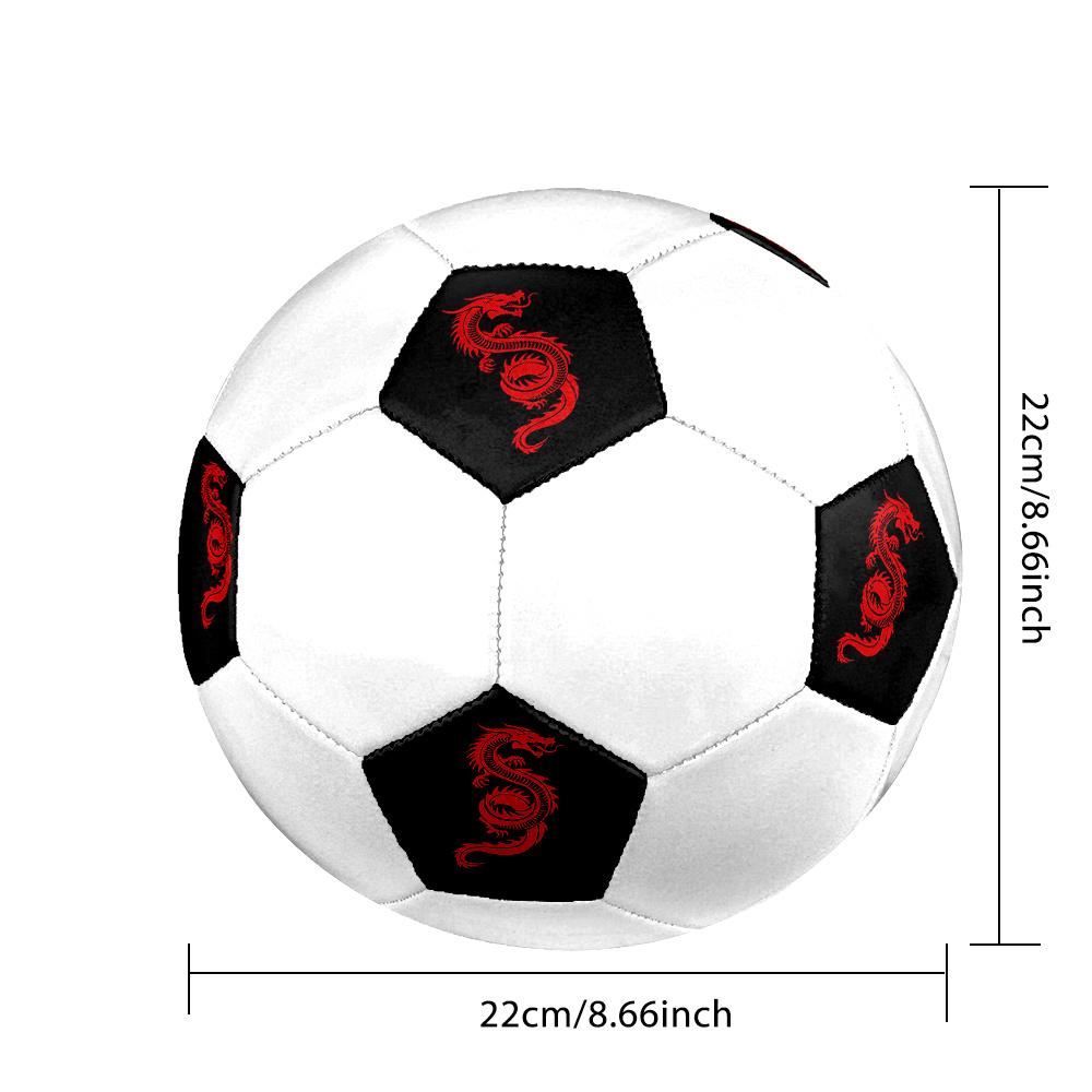 1PC Dragon Symbol Soccer Ball Size 5 Football Machine Sewn Indoor/Outdoor Universal Football S13