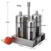 304 Stainless Steel Dining Table Seasoning Dispenser Set