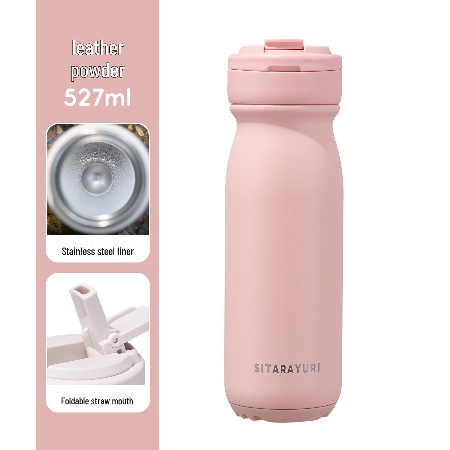 

Minimalist Stainless Steel Insulated Water Bottle 2025 - Large Capacity, Portable, Direct Drink Cup. 527ML