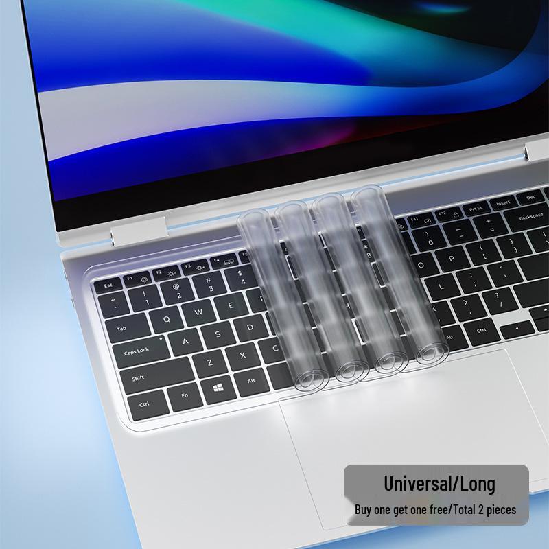 

Newcomer 0.01 Laptop Silicone Keyboard Protector - Transparent, 2-Pack