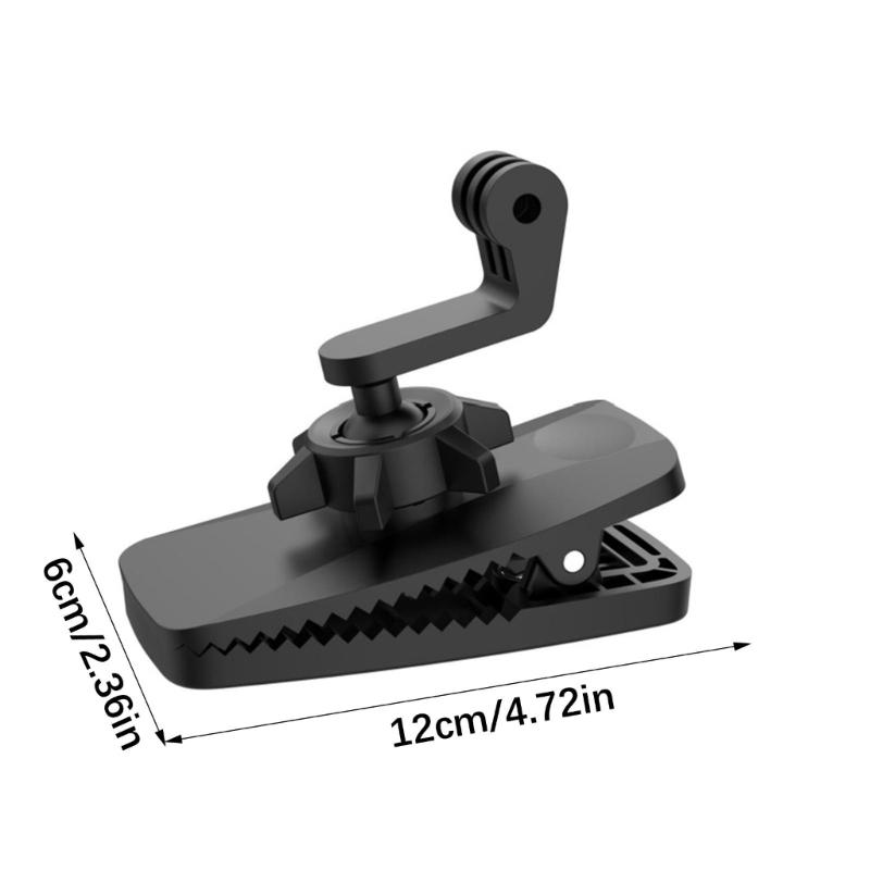 Magnetic Backpacks Clip Mount For X5 Action Cameras Clamp Holder With 360Degree Rotation Quick Angles Adjustment