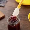Batter Scraper for Jars Heat Resistant Jar Spatula Long Handle Silicone Kitchen Spatula Flexible Baking Scrapers Jam Spreader