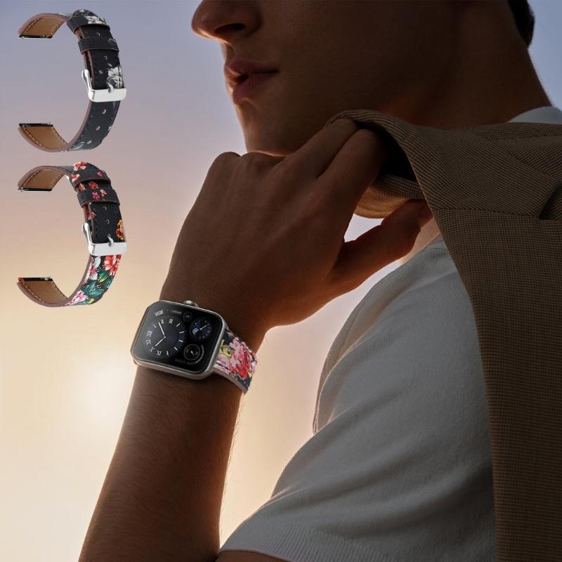 Correa de Cuero con Hebilla Clásica para un Aspecto Elegante Correa de Cuero de Lujo Instalación Sencilla para watch fit3