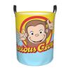 Curious George Monkey Laundry Hamper Large Storage Basket Children's Books Girls Boys Toy Organizer