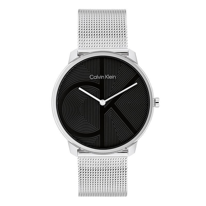 Calvin Klein Quartz Watch 40Mm Black Dial 30M Water Resistant Unisex watches 25300012 Black