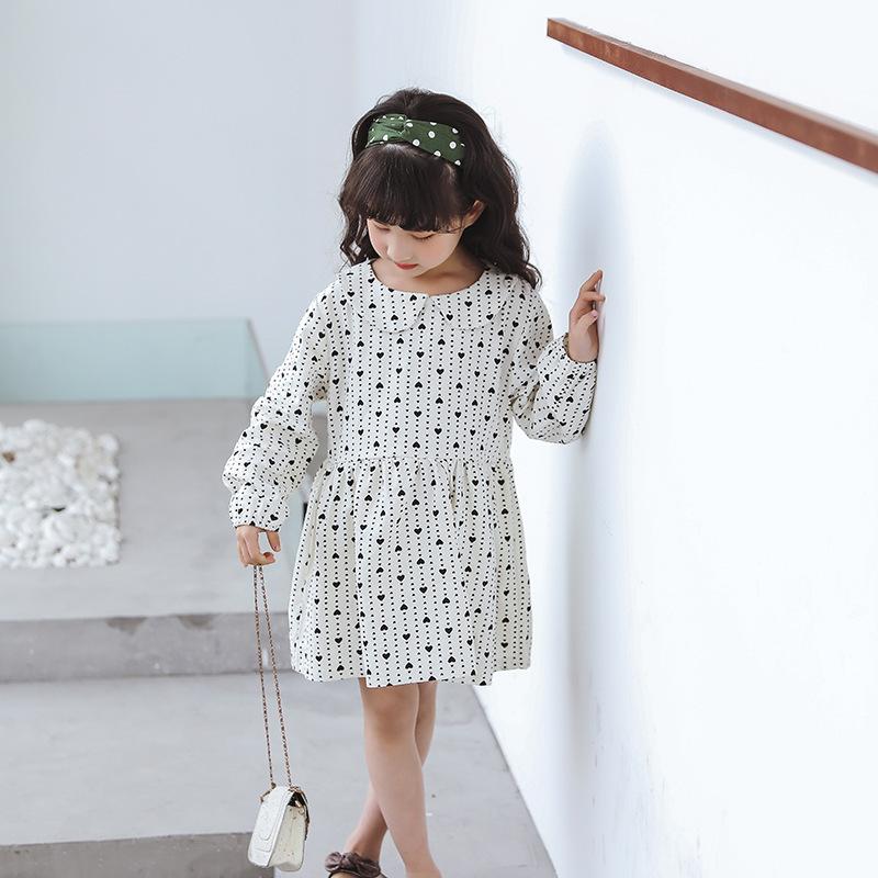 

Милое платье с лацканами для девочек, новое детское кукольное платье 140cm белый