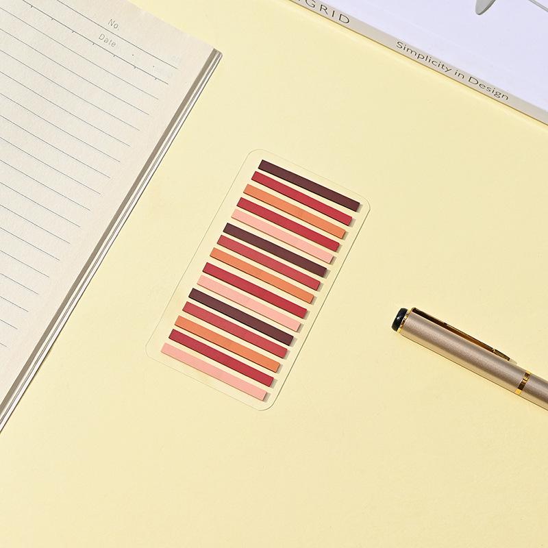 200 Sheets Morandi Transparent Fluorescent Index Tabs Pet Arrow Flags Sticky Note For Page Marker Planner Stickers Office School