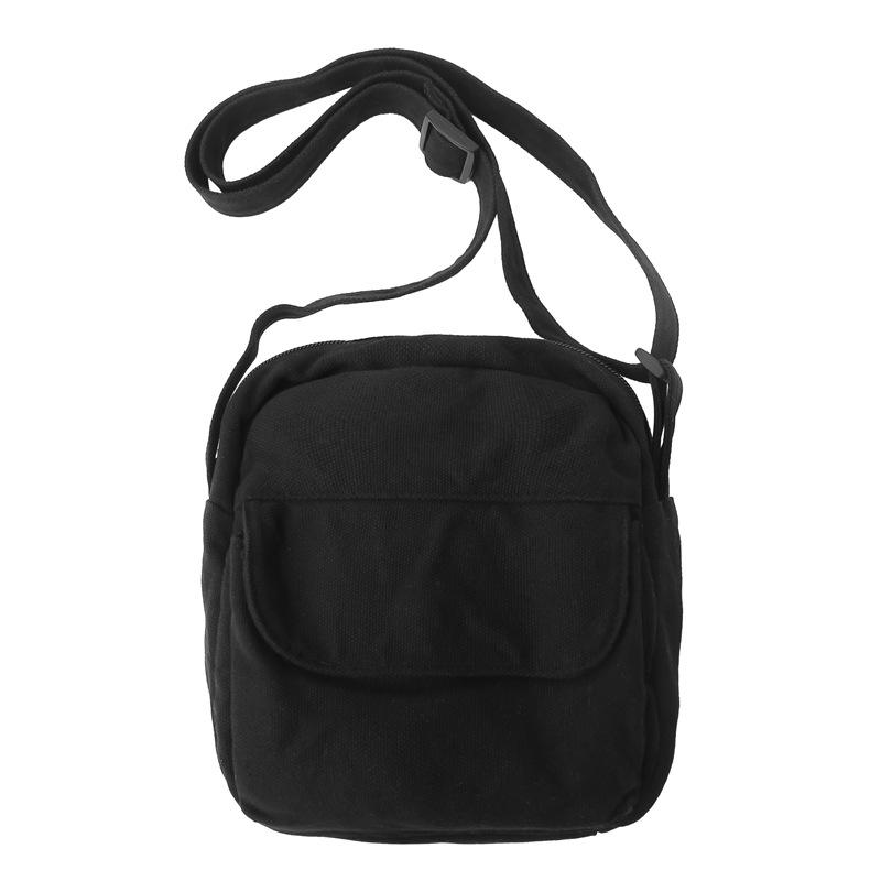 Handytasche Einfarbig Umhängetasche Canvas-Tasche Damen Schultertasche Kleine Tasche