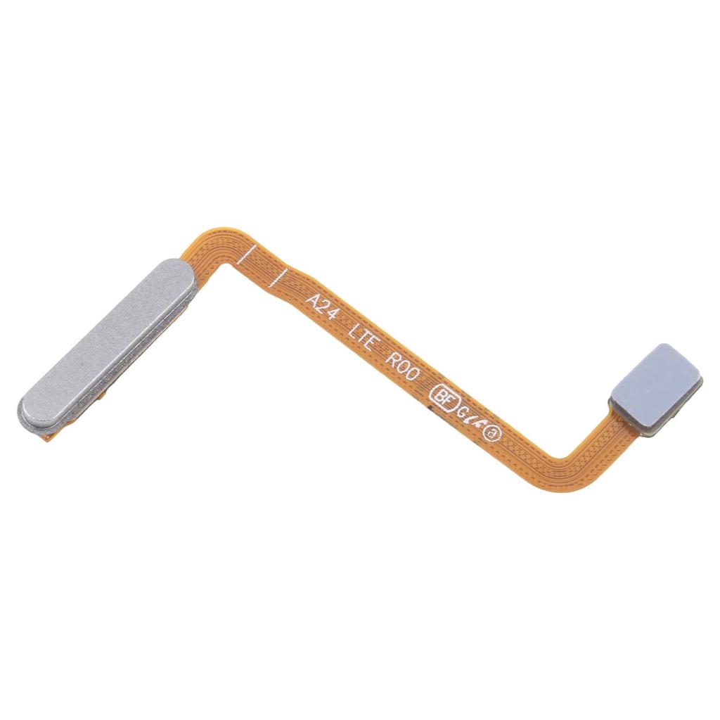 For Samsung Galaxy A24 4G SM-A245F Original Fingerprint Sensor Flex Cable Ribbon Silver Replacement