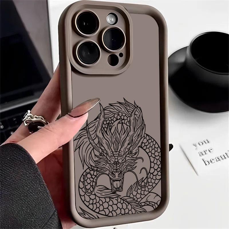 

Dragon Phone Case For Motorola Moto G04 G05 G15 G10 G20 G30 E15 G04S G24 G15 Power Case Shockproof Soft Silicone Protect Cover Moto G24 Power
