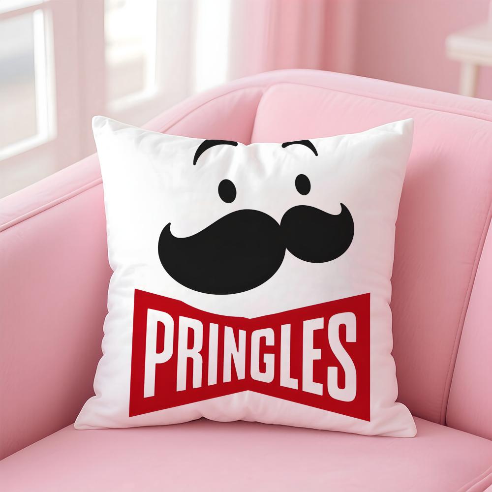 Brand P-PringlesS Cushion Cover Comfortable Reversible Pillow Cover Ideal for Car Sofa Bedroom & Beyond