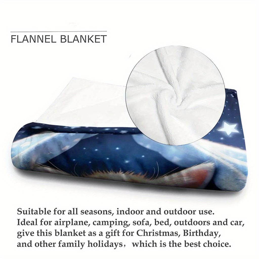Cute Cat Blanket In Sleeping Blanket - Soft, Comfortable, Fashionable Decoration, Bringing Ultimate Comfort To Families