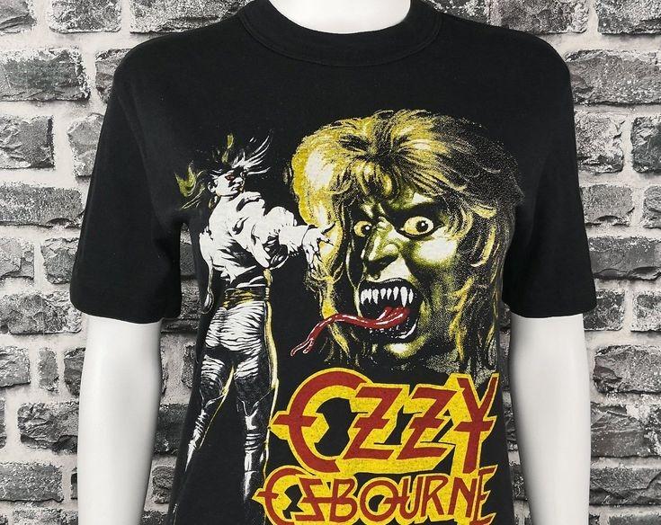 Ozzy Osbourne Unworn 1986 Vtg The Ultimate Sin World Tour Black TShirt  KH14116 Unisex T-Shirt XXXXL