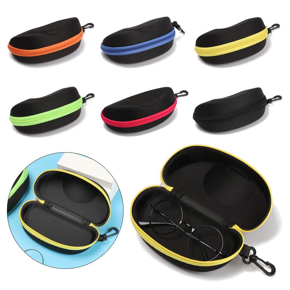 Portable Carabiner Eye Glasses Sunglasses Hard Case Protector Box Holder Vision Care Portable
