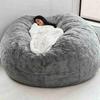 Silla Saco de Frijol Gris sin Relleno Saco de Frijol Gigante Puff Sofá Cama Puff Futón Asiento para Habitación Tatami Muebles de Sala de Estar Relajantes Solo Bolsas Funda