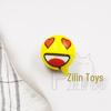 Jucărie Bilă Decompresie 63mm Față Zâmbitoare Emoji Galbenă din Spumă PU