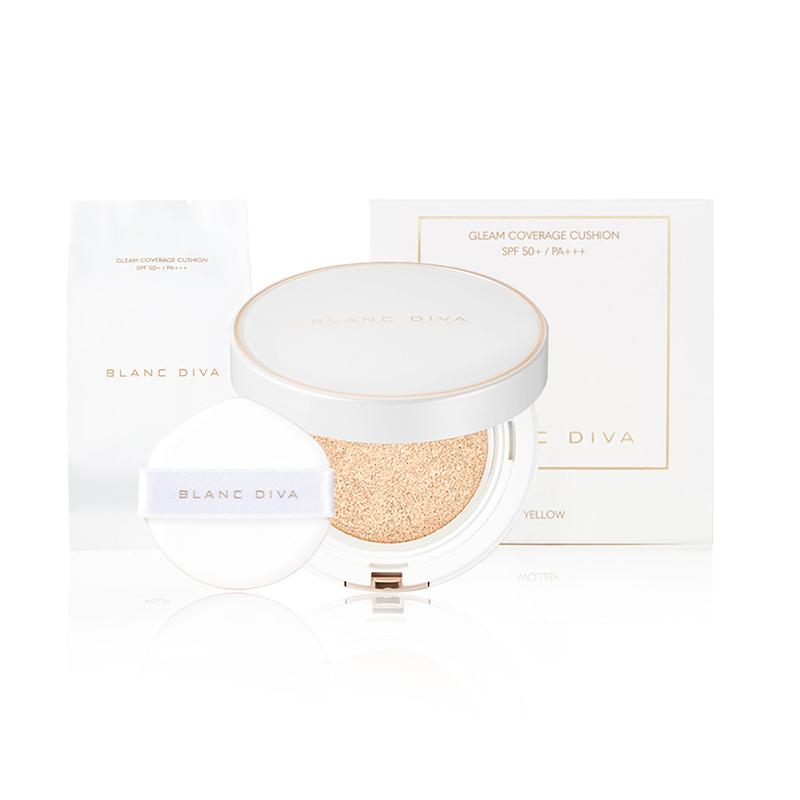 BLANC DIVA GLEAM COVERAGE CUSHION PACT SET 13G+13g