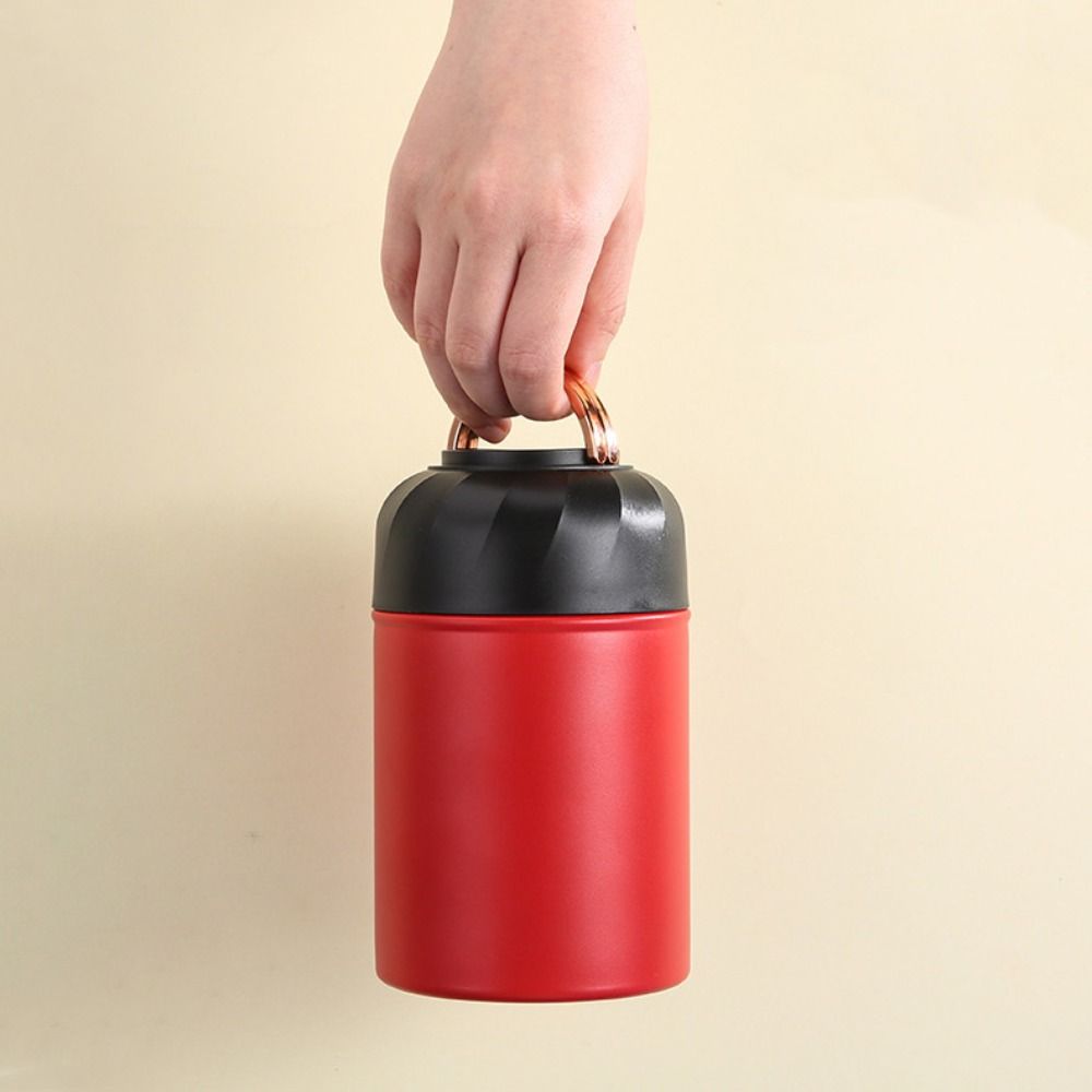 Handheld Thermal Soup Cup 500ml Wall Insulated Tumbler Food Thermal Jar  School