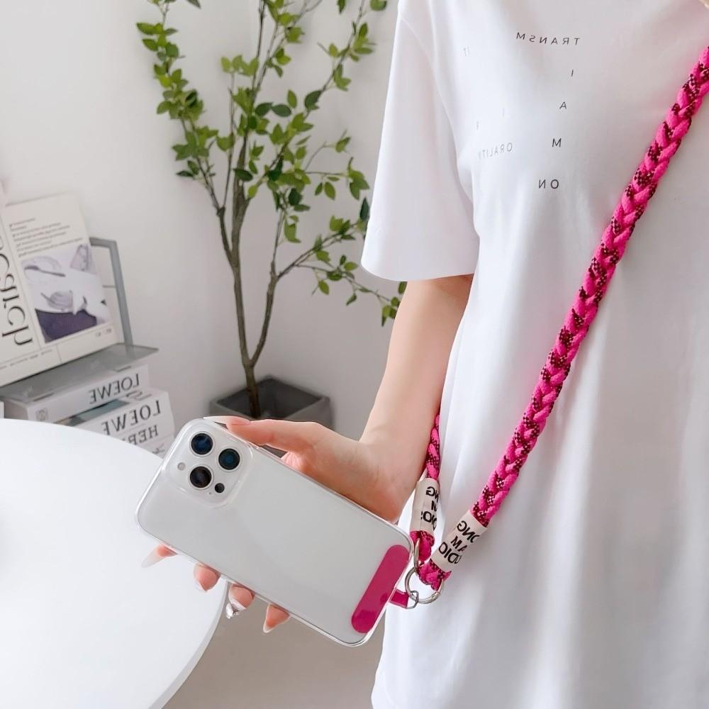 New Long Phone Lanyard Braided Rope Keychain Phone Case Chain Straps Crossbody Outdoor Lanyard Hanging Cord Phone Accessories
