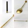 SPICE OF LIFE BONO BONO Stand Long Muddler Spoon, Brass Color, 3 X 26 X 2.5cm, Stainless Steel, HLLH2080