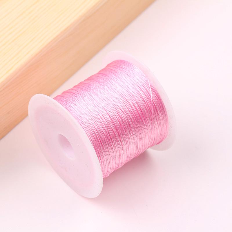 Boting Feines Nylon Eisseide Quastenfaden für Handgemachte Stickerei