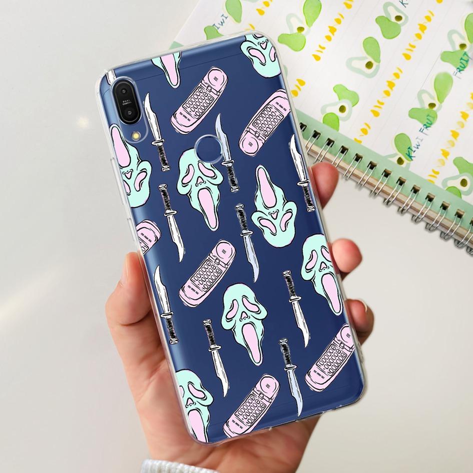 5.99" Case For Asus Zenfone Max Pro (M1) ZB601KL ZB602K Cover X00TDB Fashion Pattern Clear Soft Silicone Fundas Phone Back Cover