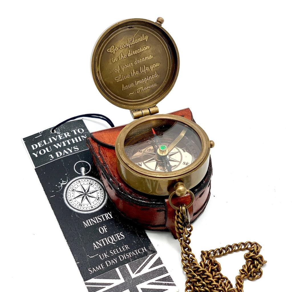 Ręcznie robiony kompas mosiężny kompas morski, Ręcznie robiony kompas, Prezent świąteczny, Prezent dla męża, Prezent dla niej, Prezent ślubny