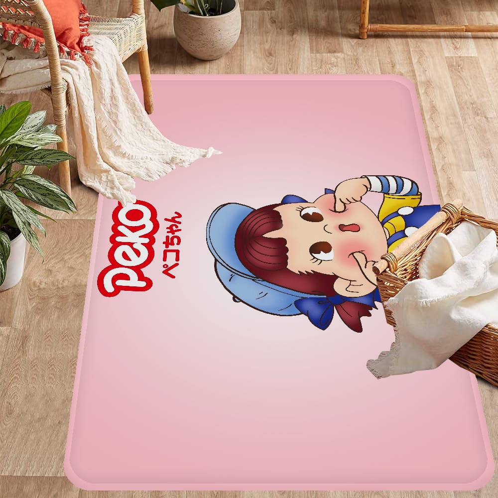CUTE M-Milky P-Peko-chan Floor Mat Cheaper Anti-slip Modern Living Room Balcony Printed Bedside Mats