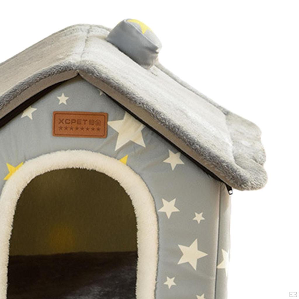 Cat Bed Nest Removable Pet Semi Enclosed for Dog Puppy Cats Kitten