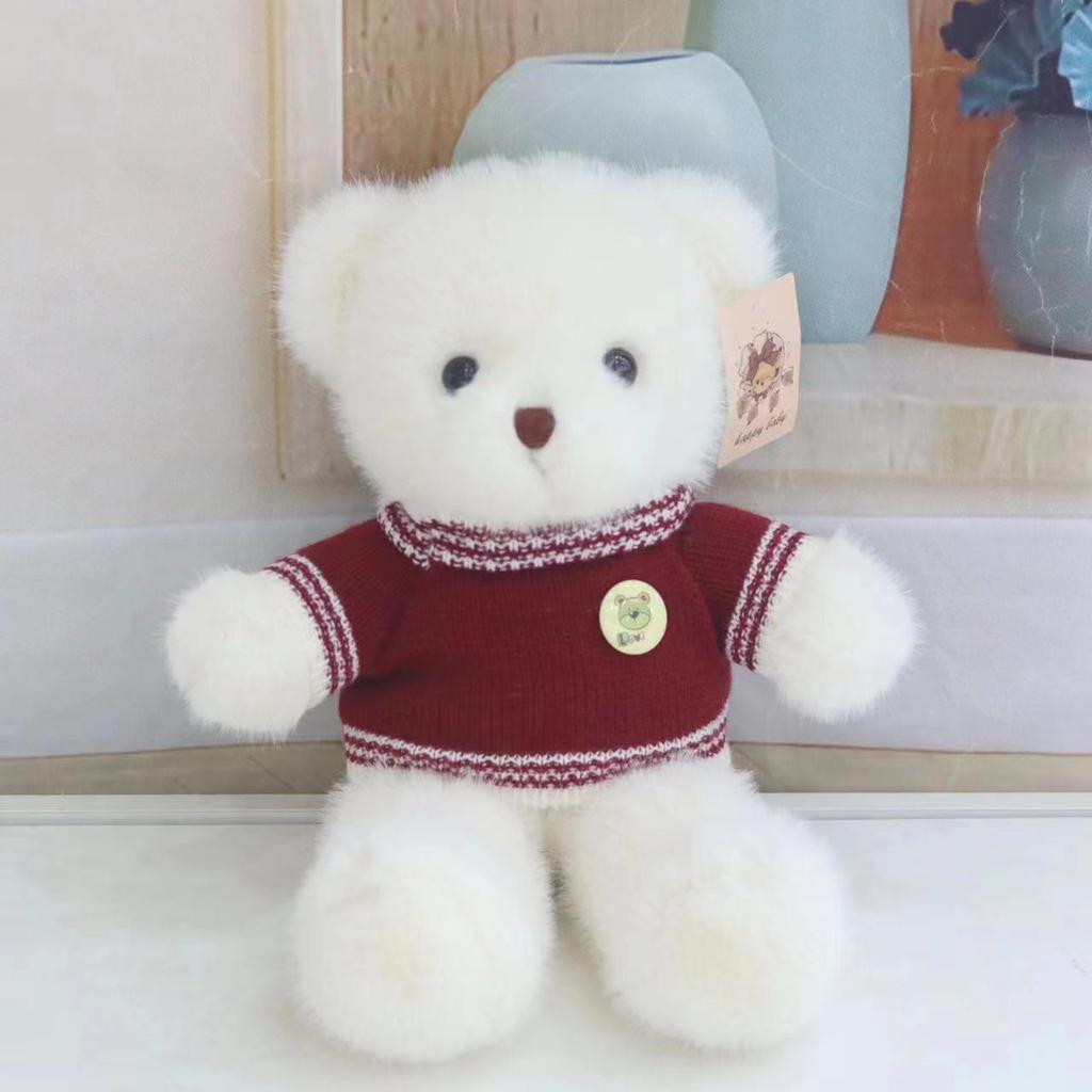Hug Teddy Bear Doll Dressed Bear Doll Rag Doll Plush Toy Birthday Gift