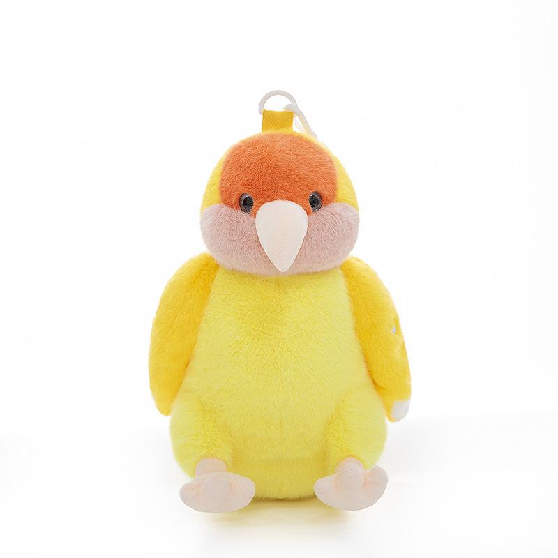 Sevimli Papağan Peluş Sırt Çantaları Simüle Kuş Peluş Bebek Çantası Kawaii Çocuk Omuz Çantası Moda Sırt Çantası Kadınlar İçin Hediyeler