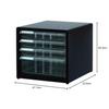 Nakabayashi Avante V2 Letter Case Document Storage A4 Shallow 3 Deep 1 Tier AL-44-D