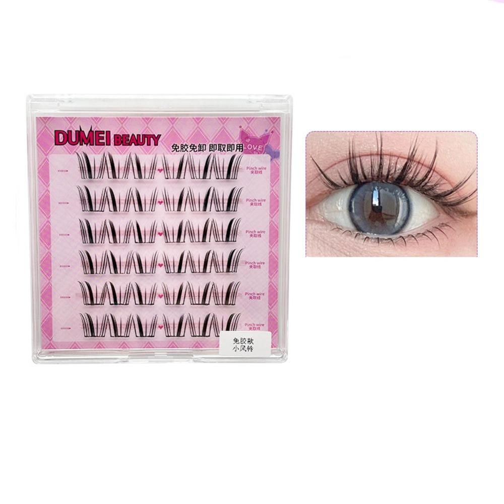 DIY Adhesive False Eyelashes Makeup False Eyelash Clusters Self-adhesive Lash Clusters Women/Girls