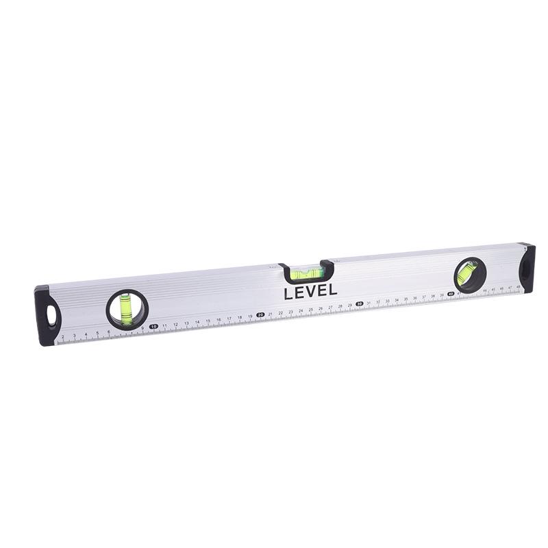High-Precision Magnetic Spirit Level - Cast Aluminum, Strong Magnet, Multiple Specifications, Professional Measuring Tool for Home Use.