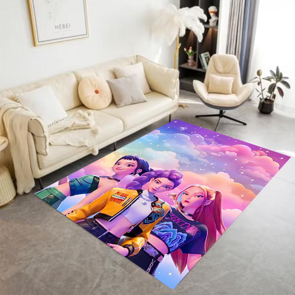Ethereal Sword Dance Floor Rug Office Rug Perfect for Hallway Balcony Dining Room Dormitory Anti-slip Rug Anime Office Decor Wedding Party Gift