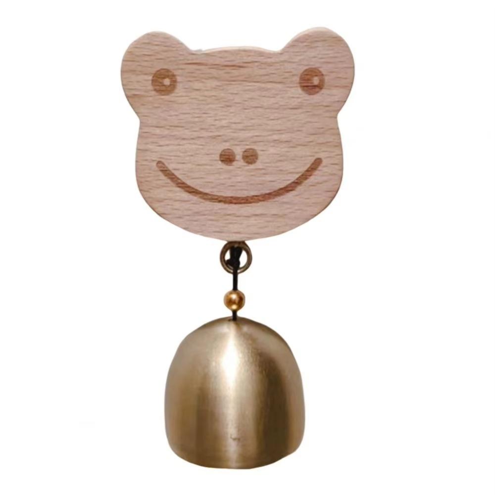 Wooden Door Bell Hanging Decorative Delightful Sound Shopkeepers Bell Door Opening Japanese Style Wind Chime for Business Garden