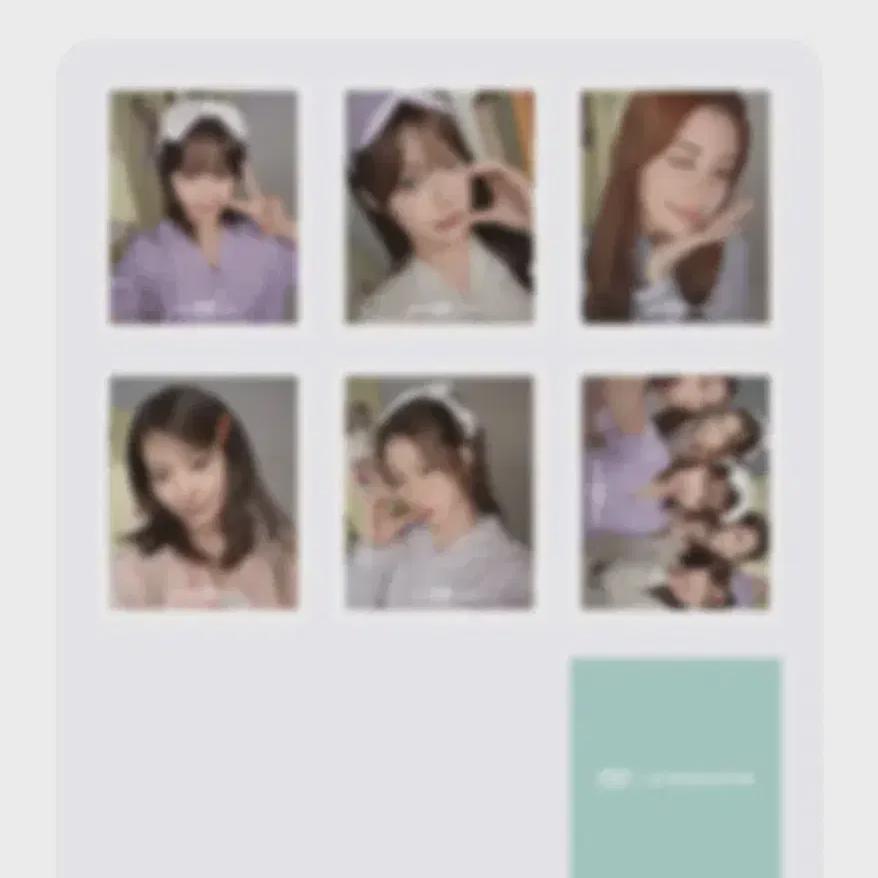 Le Sserafim Baskin Robbins Mini Selfie Photo Card Set