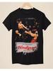 T-shirt Poster Film Blood Fight T-shirt Unisex con Logo Jean Claude Van Damme Stampato Camicia Casual Girocollo a Maniche Corte