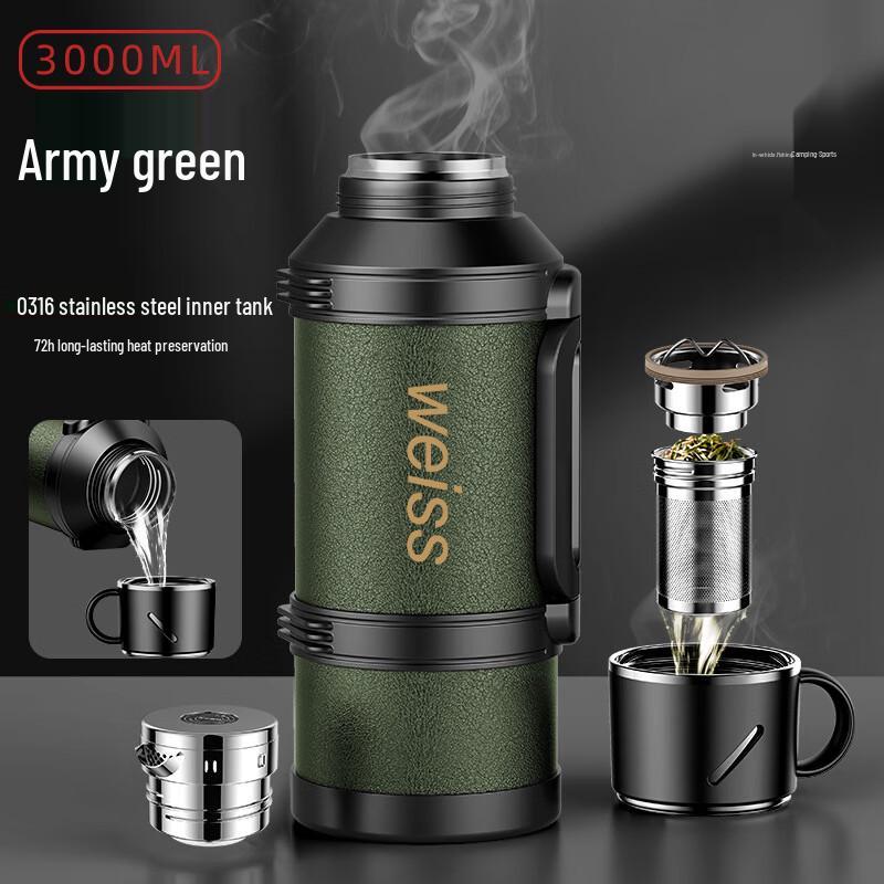 

OLOEY 3000ML Outdoor Travel Insulated Bottle